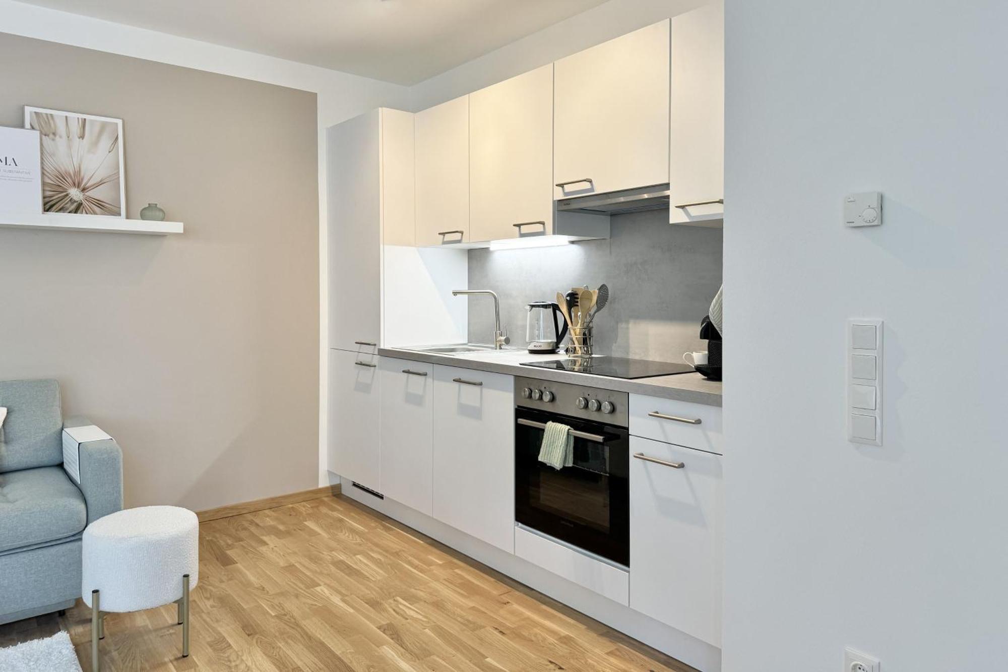 Modernes Studio Beim Domplatz Vídeňské Nové Město Exteriér fotografie